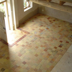 Antique terracotta tiles