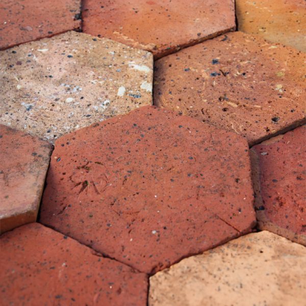 Antique hexagonal terracotta terracotta tile