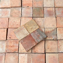 Antique terracotta tiles 16x16cm – light trend tones