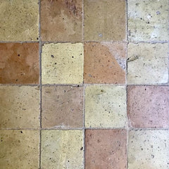 Antique terracotta tiles